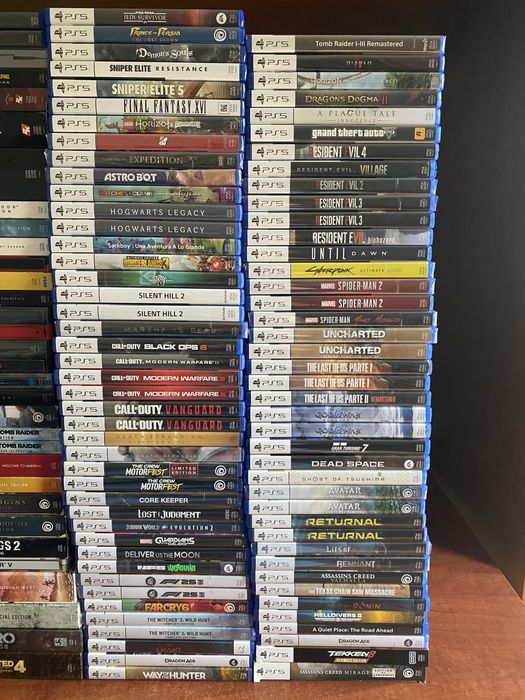 Lote de jogos PS4 e PS5