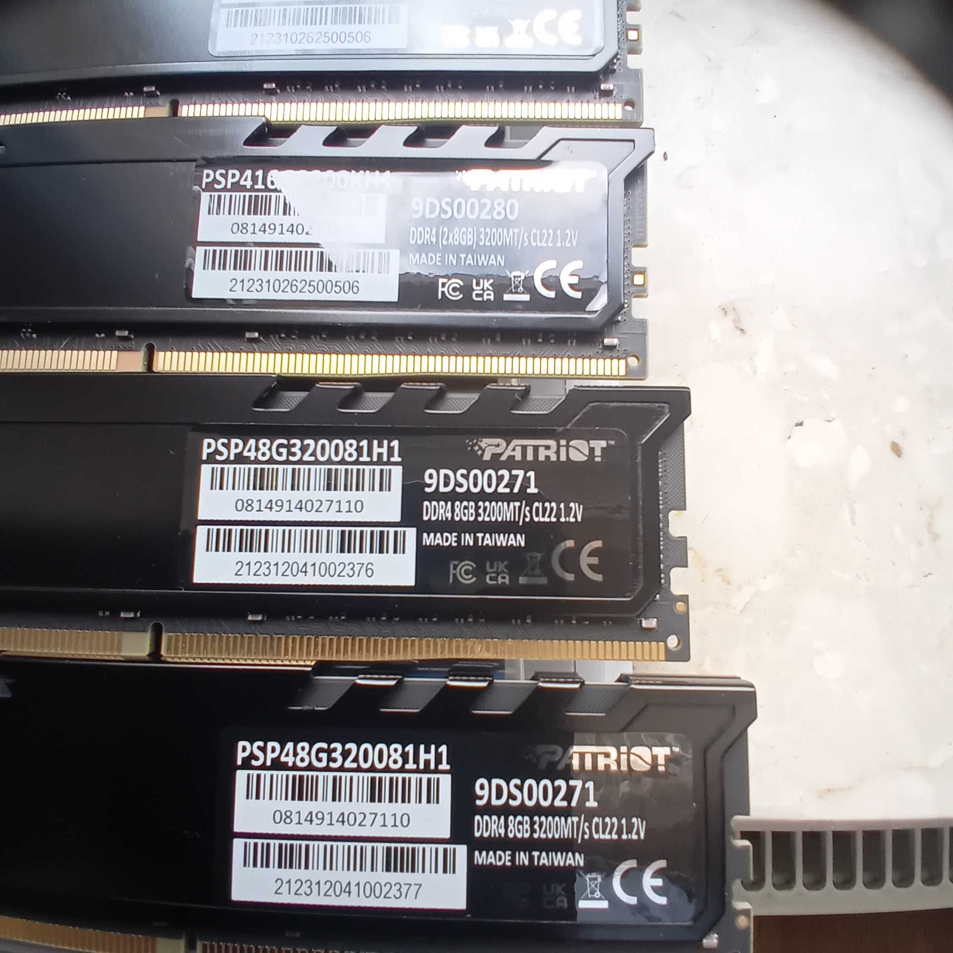 Pamięć RAM Patriot Signature Premium DDR4 8GB 3200 mhz--- X4 32 gb