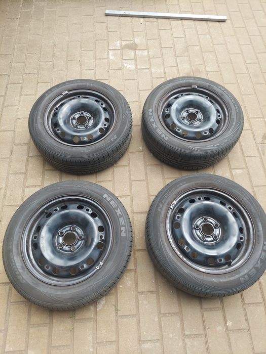 Komplet kół 5x100 Skoda 6.0 X 15 Opony letnie 185 60 R15 84H Ładne!