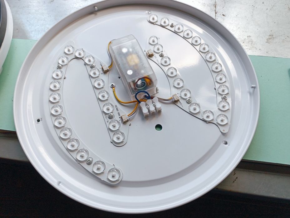 Lampa plafon LED z pilotem 39cm.