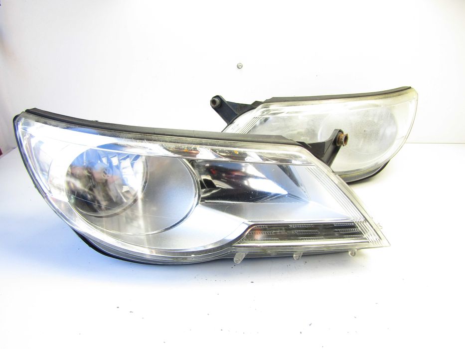 Vw Tiguan 5N 08R lampa lampy przód przednie komplet