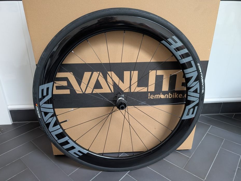 Koła szosowe karbonowe Evanlite New Disc 50 Silvergray gwarancja
