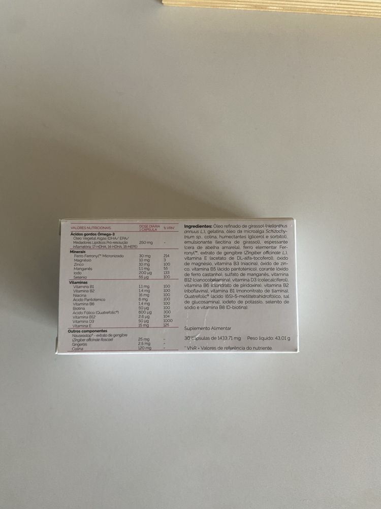 Vitaminas gestacare 35+