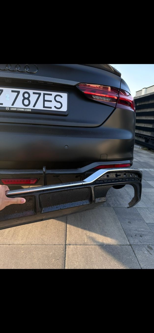 Dyfuzor tylny Audi S5 / A5 B9.5 – oryginalny spoiler‑dyfuzor zderzaka
