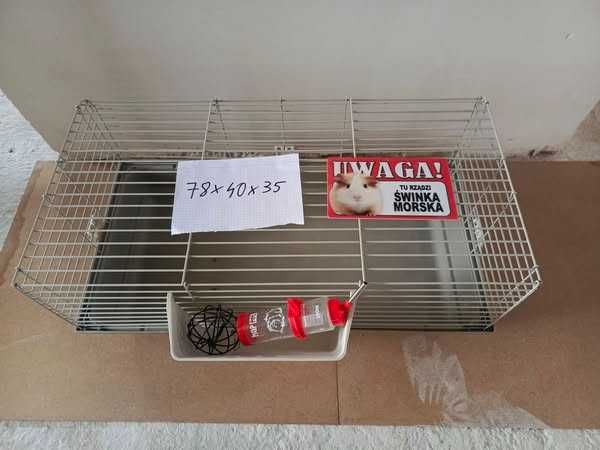 Sprzedam klatkę dla gryzoni dwa rodzaje mniejsza większa
