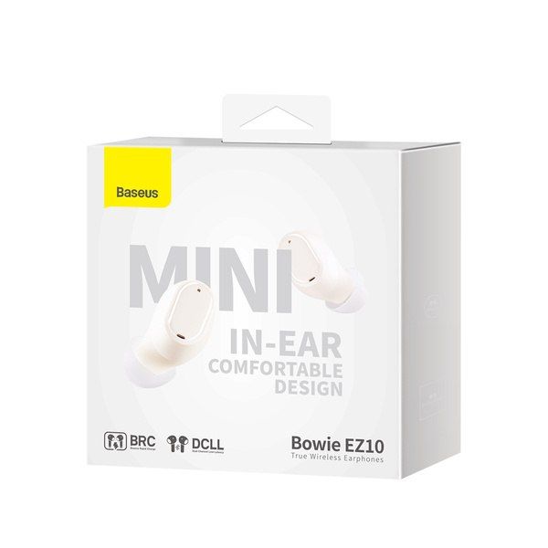 Słuchawki bezprzewodowe TWS Bluetooth 5.3 Bowie EZ10 białe