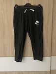 Dresy Nike S damskie joggery melanż szare krótkie logowane hit na lato
