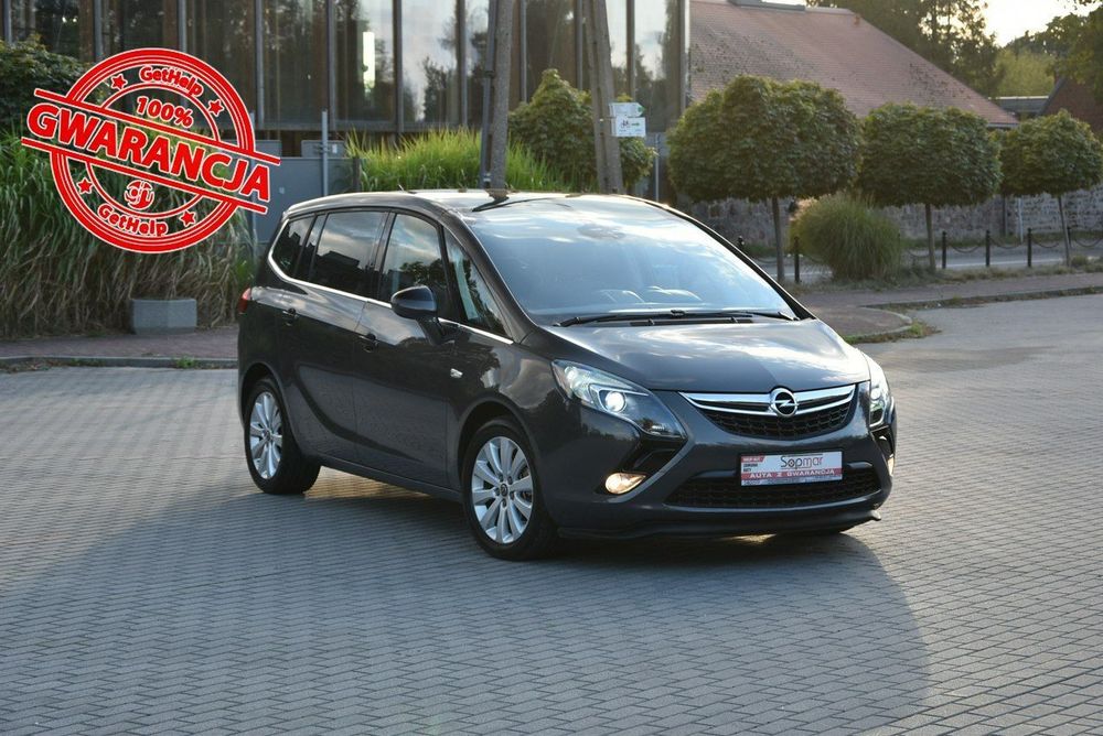 Opel Zafira 1.6CDTi 136KM 2015r. 7os. BiX LED NAVi Kamera Panorama TEMPOMAT 2xPDC