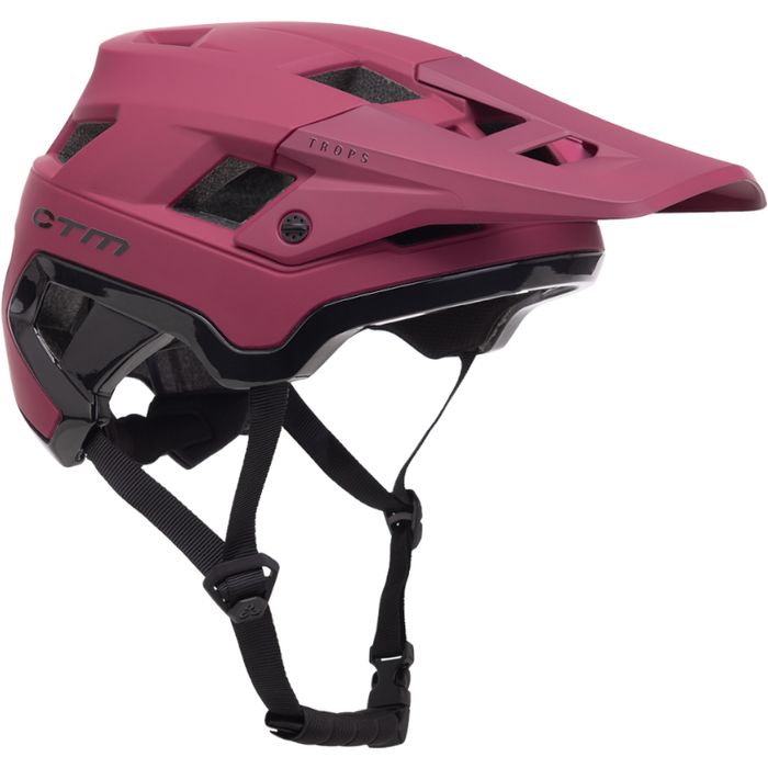 Kask Rowerowy Ctm Trops Burgundowy Mat L