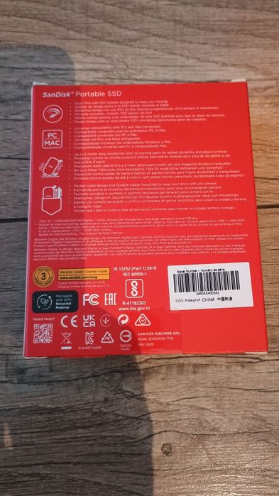 Dysk zewnętrzny SSD SanDisk Portable 1TB