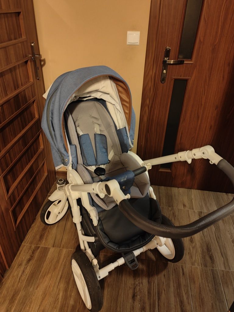 Wózek BEXA Ideal 2w1 głęboko-spacerowy