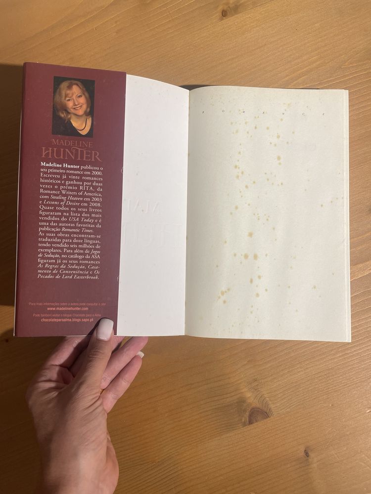 Livro “Jogos de Sedução” de Madeline Hunter