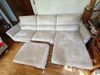 Zestaw KLER W181 DIVA - Kanapa + Taboret + Fotel