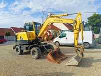 Mała koparka kołowa Hyundai Robex 55w-7 nie Volvo Hitachi mecalac JCB