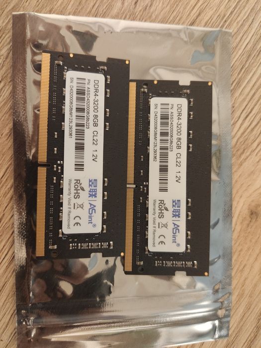 Pamięć RAM DDR4 SO-DIMM Micron 3200Mhz 16GB(2x8GB)
