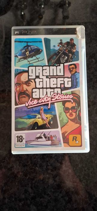 Jogo PSP GTA vice city storys
