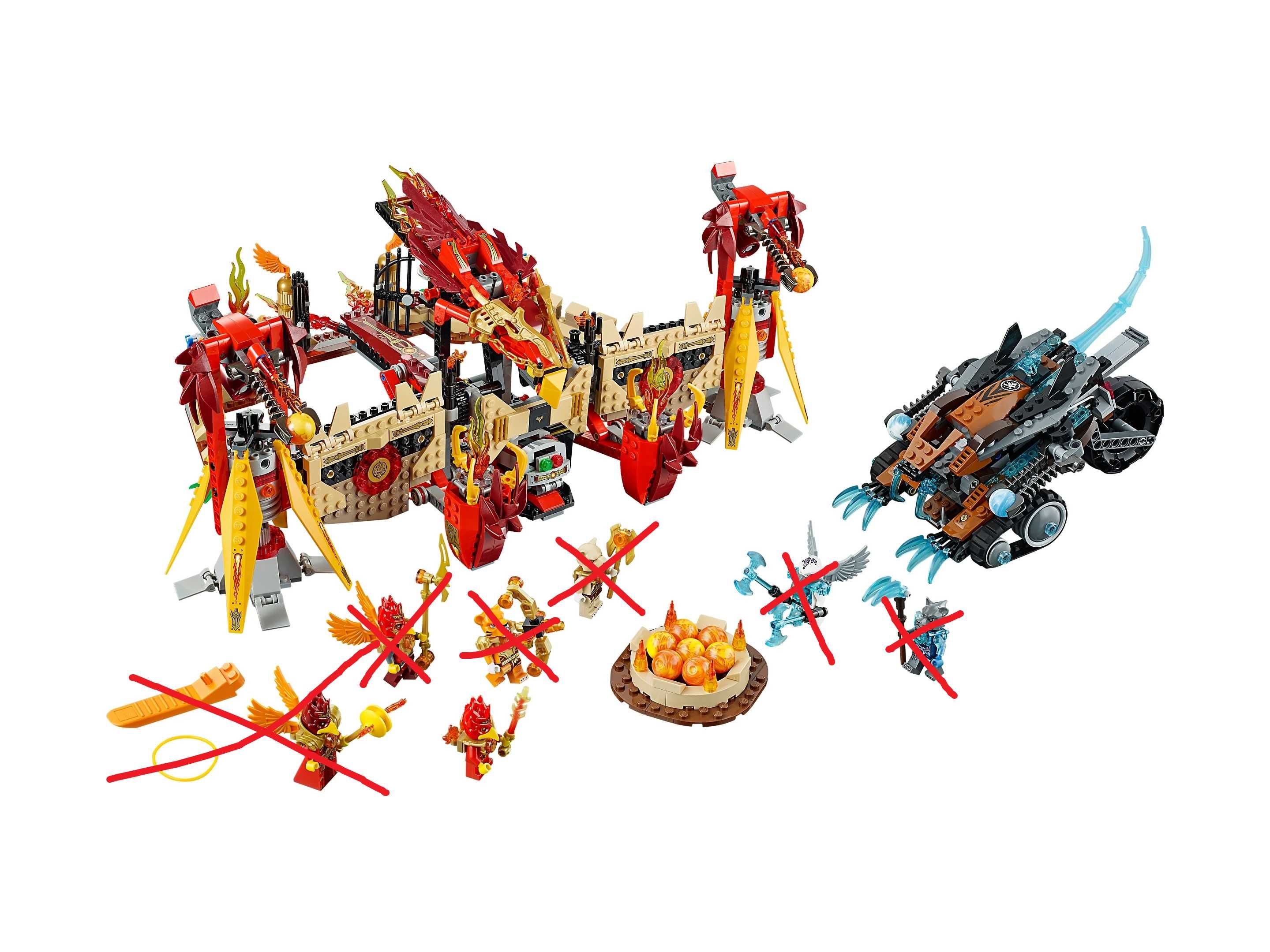 LEGO 70146 Legends of Chima Ognista świątynia feniksa
