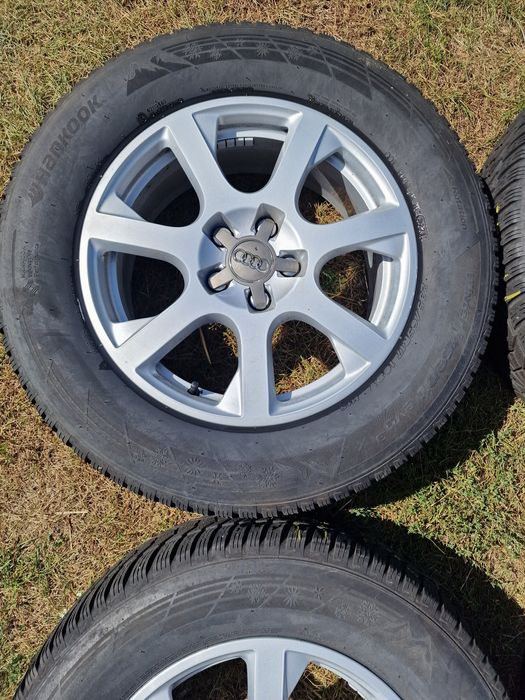 Alufelgi 5x112 17 Audi Skoda Vw z oponami zimowymi