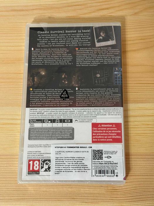 Tormented Souls Jogo Nintendo Switch (NOVO)
