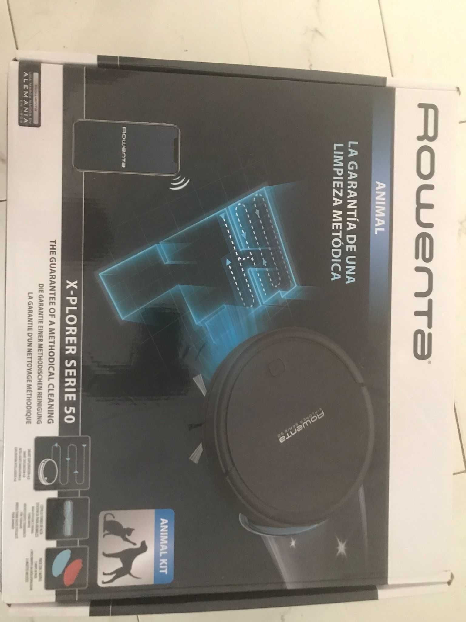 Robô Aspirador Rowenta Limpeza Automática Pouco Uso, Excelente Estado