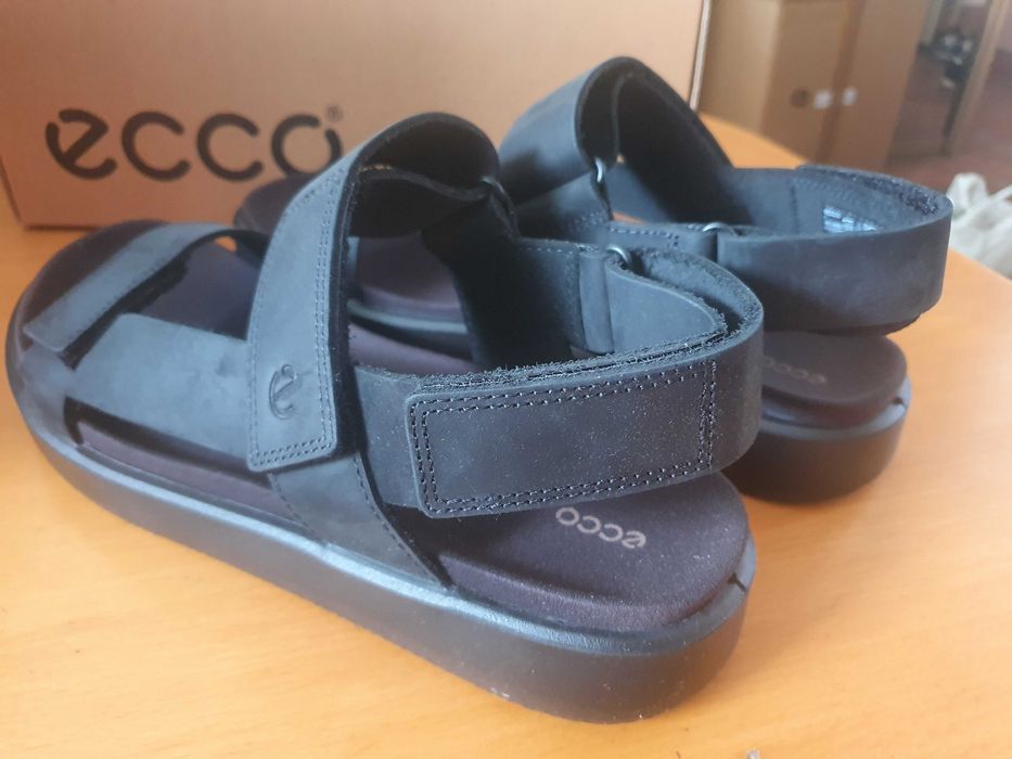 Sandały skórzane ECCO Flowt M  44 EU 28 CM czarne