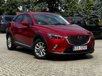 Mazda CX-3 78tys km+LED+ACC+Bose+HUD+Gwarancja 12 mies