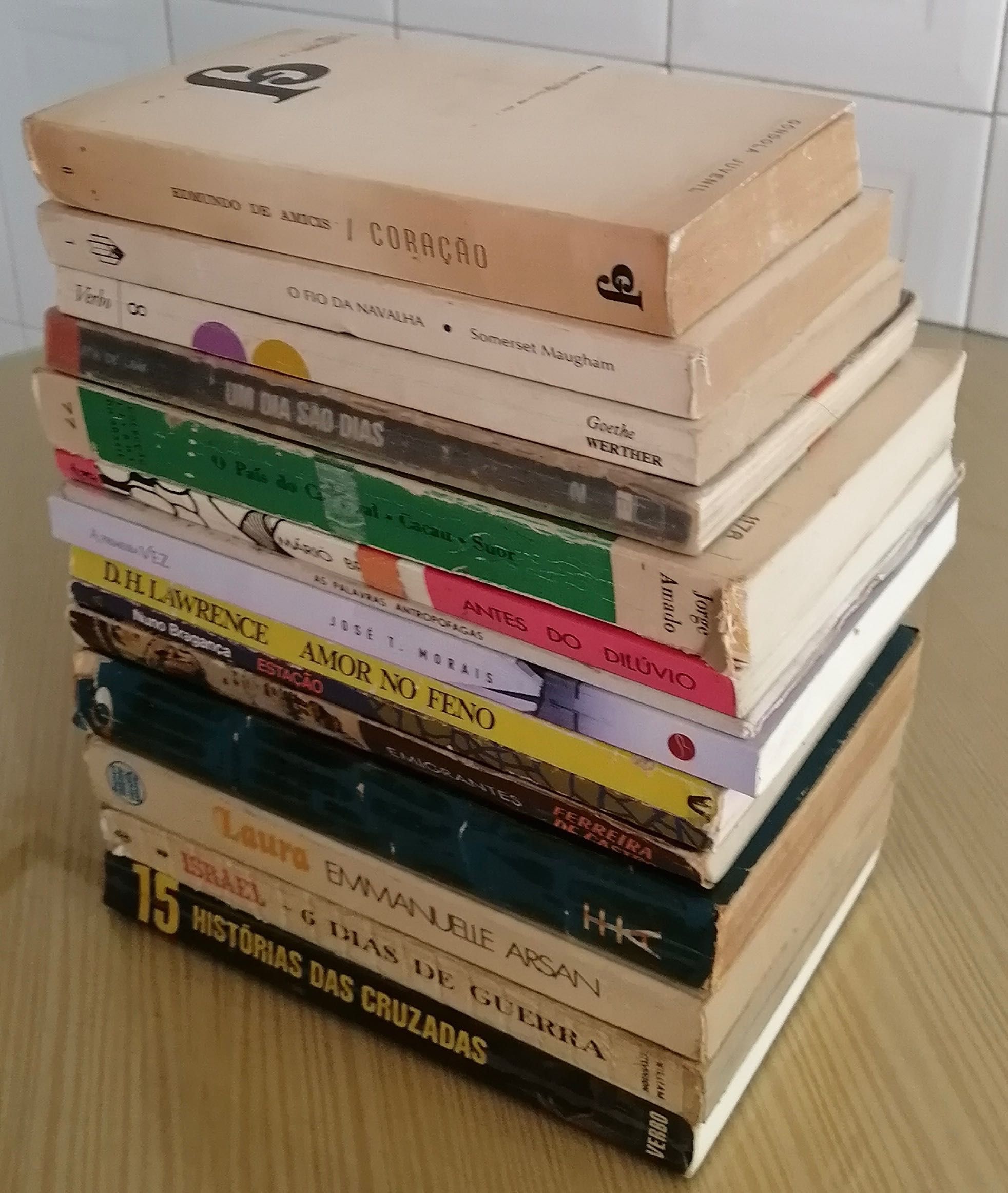 lote de livros variados