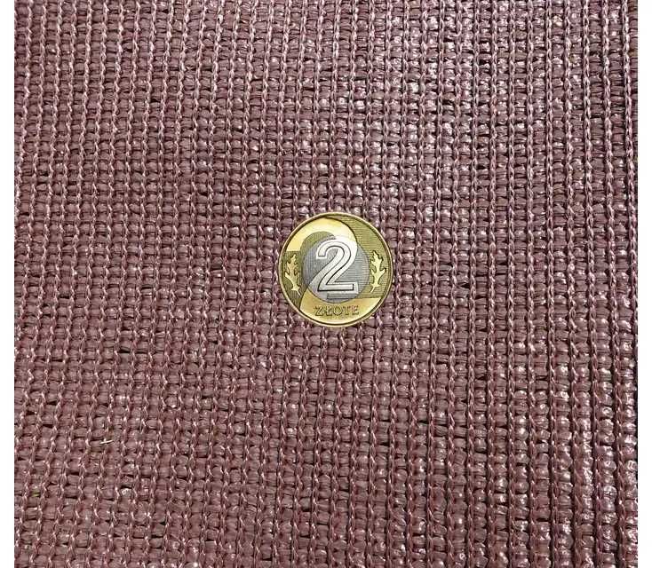 2 x Siatka cieniująca, osłonowa na ogrodzenie brązowa 1,5x25m 95% 200g