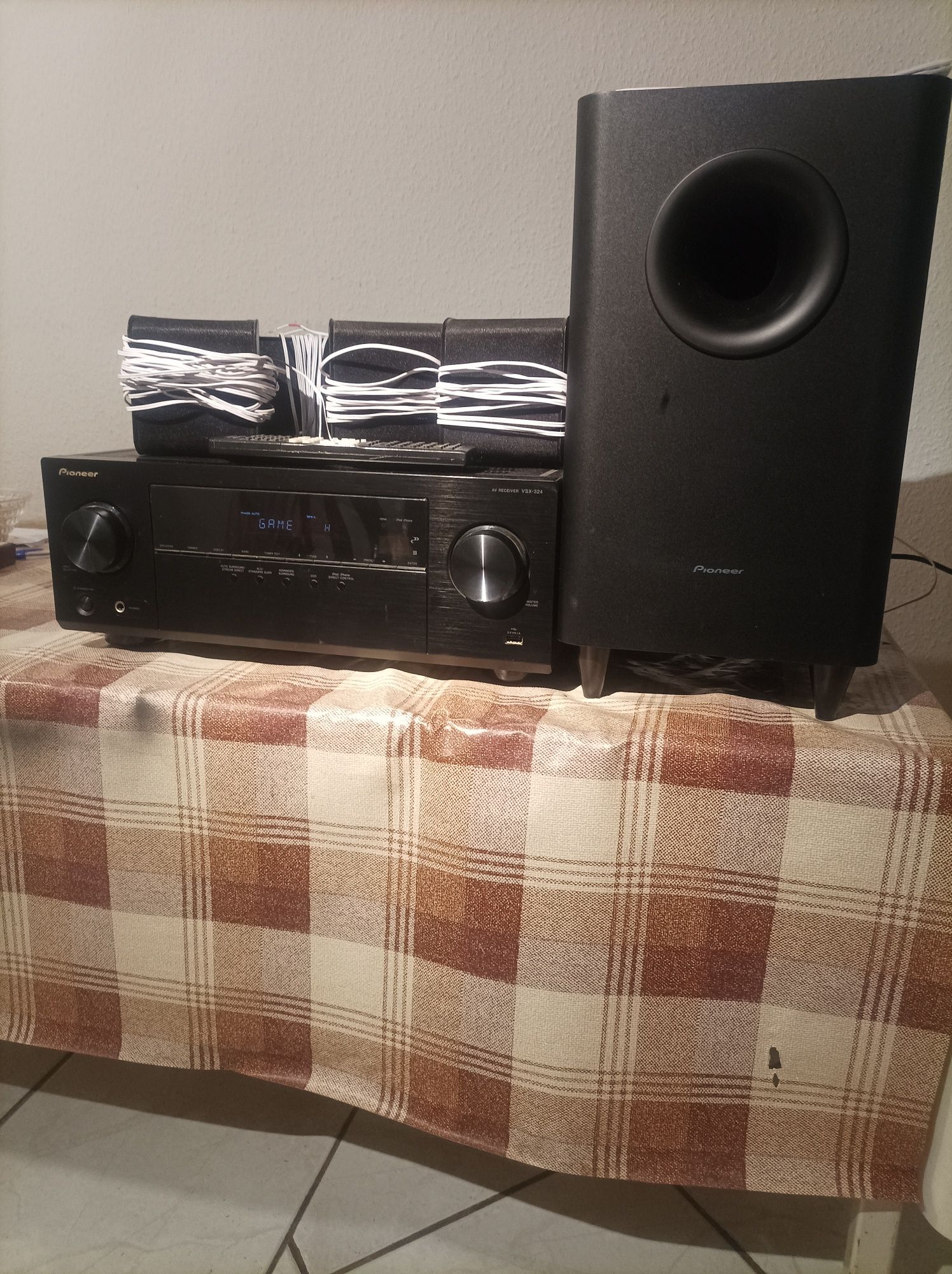 Pionieer VSX-324 HDMI,4k,3d Super