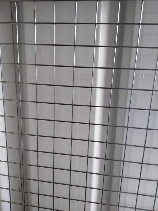 Сітка металева біла 2х1м, хромована