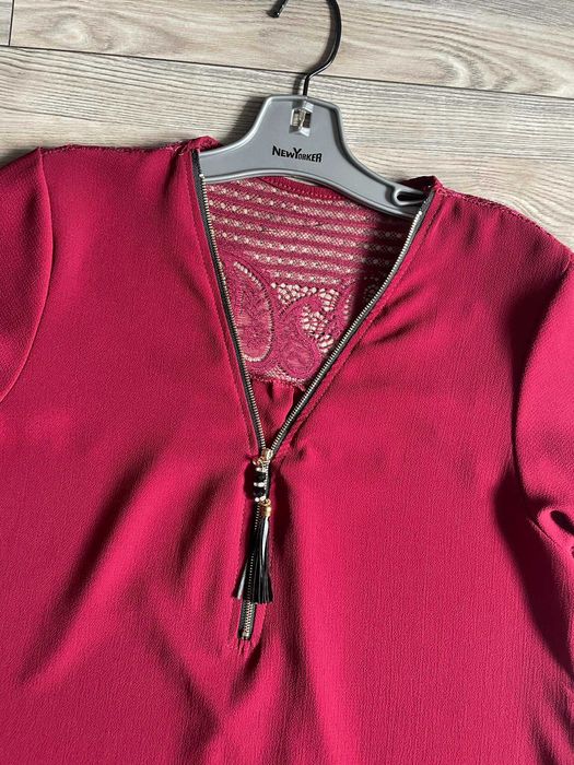 Bluzka tunika z ozdobnym tyłem