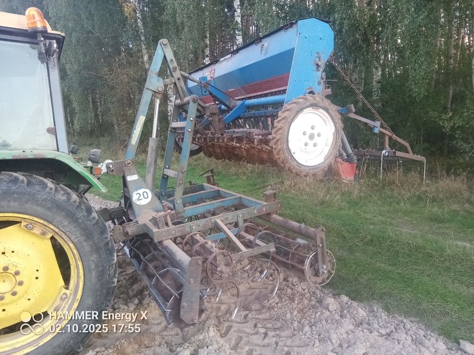 Zestaw uprawow siewny rolmasz siewnik poznaniak 3 m hydropak
