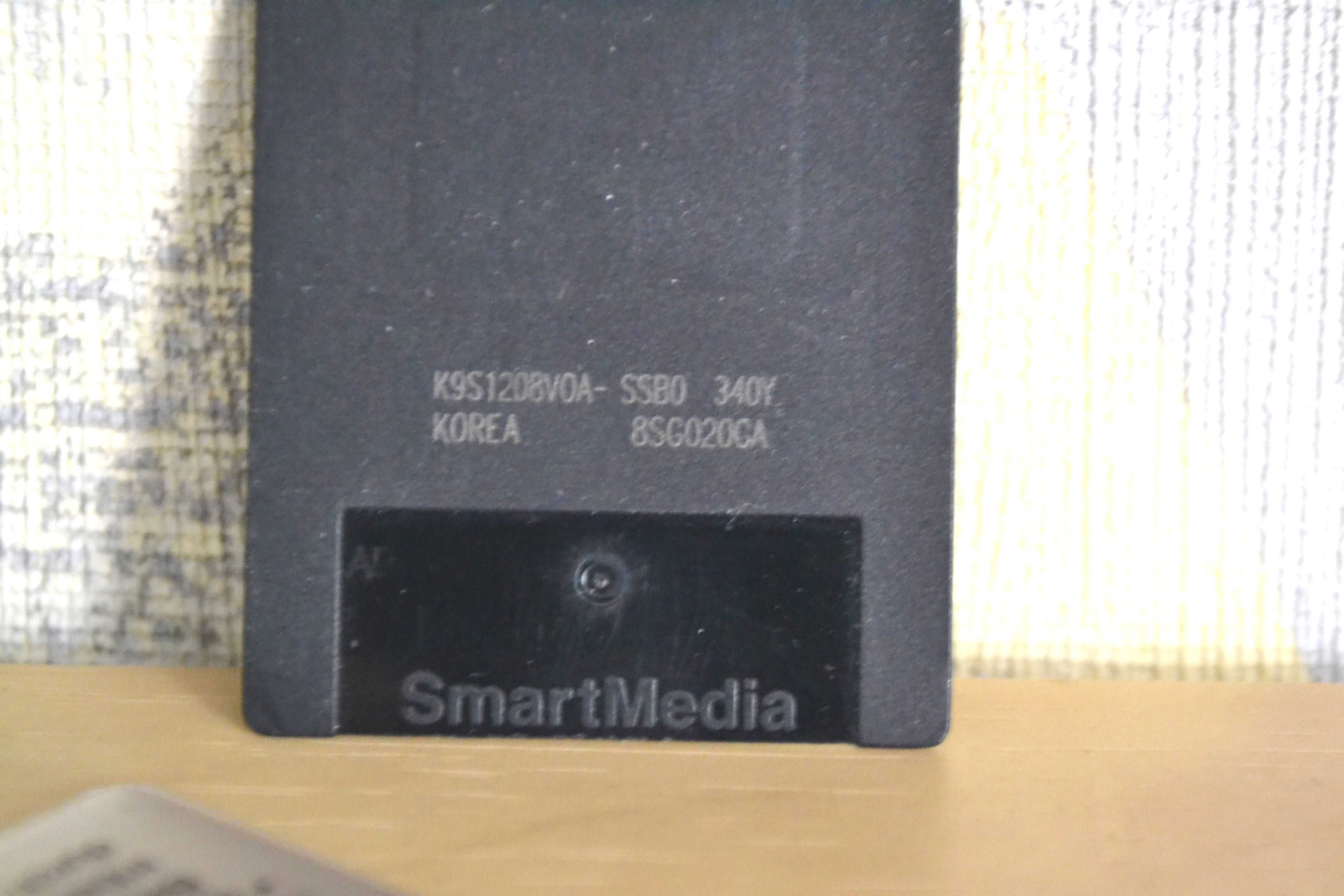 karta pamięci SMARTMEDIA 64MB do retro vintage aparat cyfrowy smart