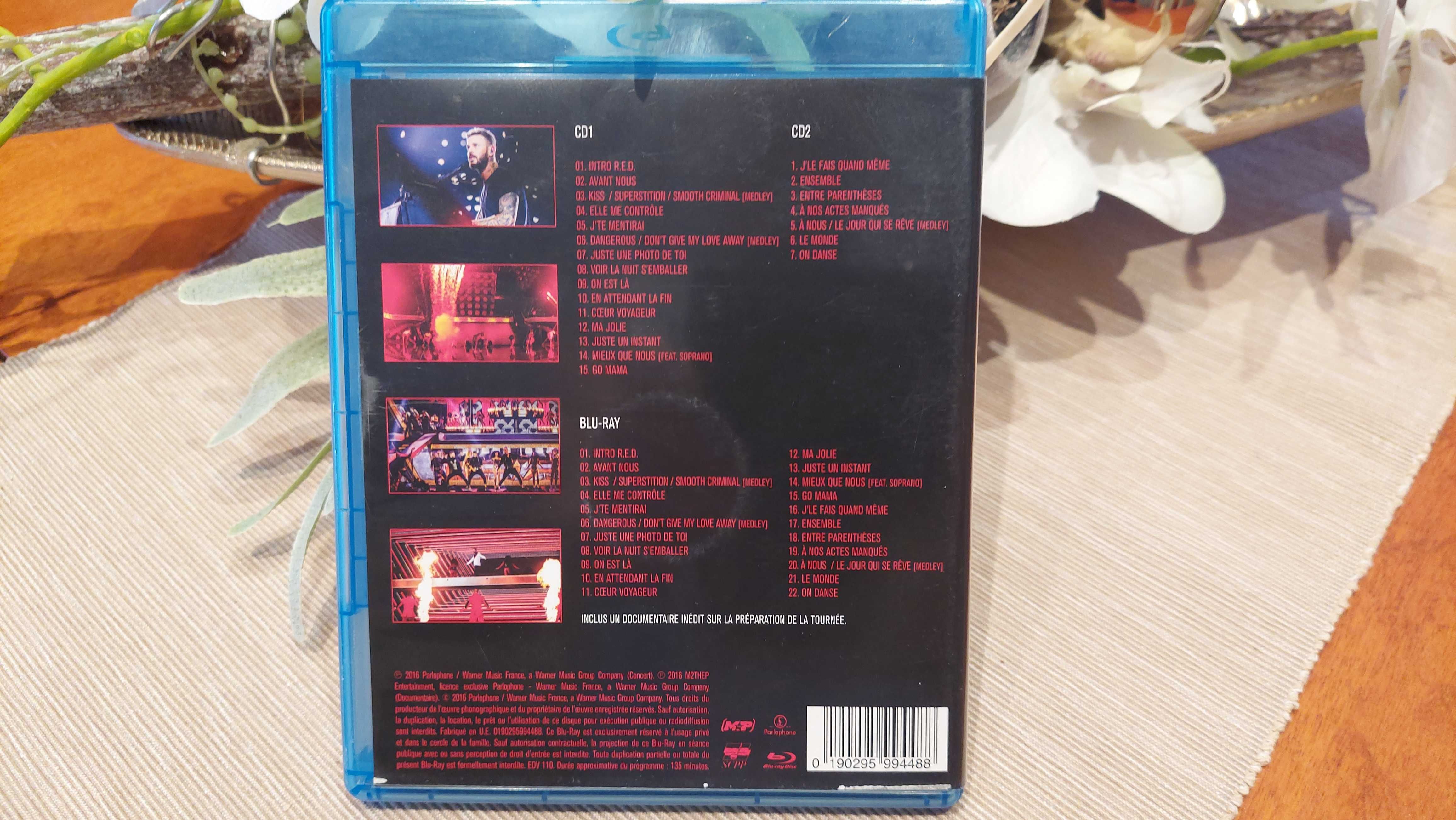 M.Pokora - Red Tour / Live A L'accorhotel Koncert na 2 x CD + Blu-ray