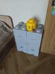 LEGO pudełko pojemnik klocek 8 szary duży organizer 50 cm