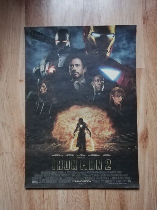 Plakat pergamin duży Avengers Marvel Iron Man prezent Tony Stark