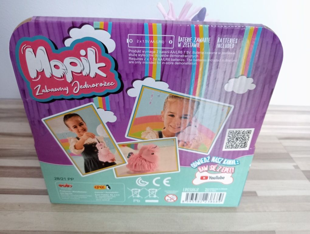 Jednorożec Mopik interaktywny

Mopik

Interaktywny

Epee EP03868

Wiek