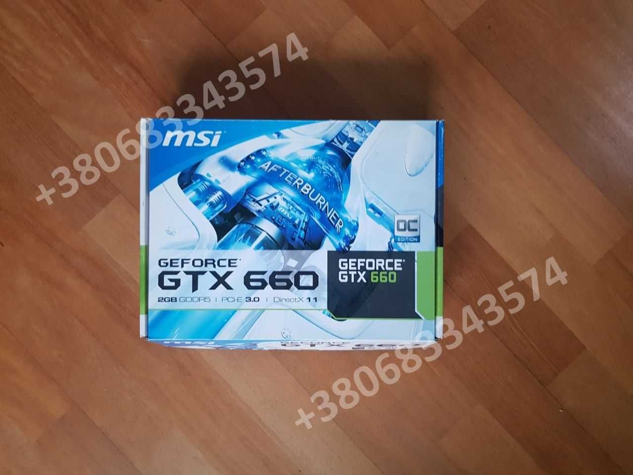 Відеокарта GPU Nvidia GTX 660 2GB від MSI
