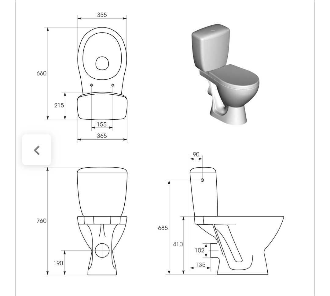 NOWY WC kompakt wolnostojący Relax Mito