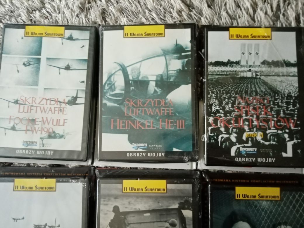 Płyty DVD Hitler 2 Wojna światowa Nowe w Foli  Książki