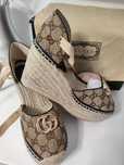 Gucci koturny espadryle 39