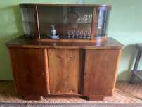 Kredens - komoda, barek, vintage, retro, PRL, drewniana, Wrocław