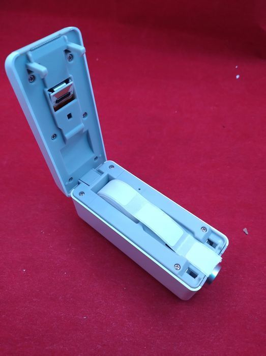 mini drukarka do etykiet nk wp9526 szara z wkładem etykieciara apka