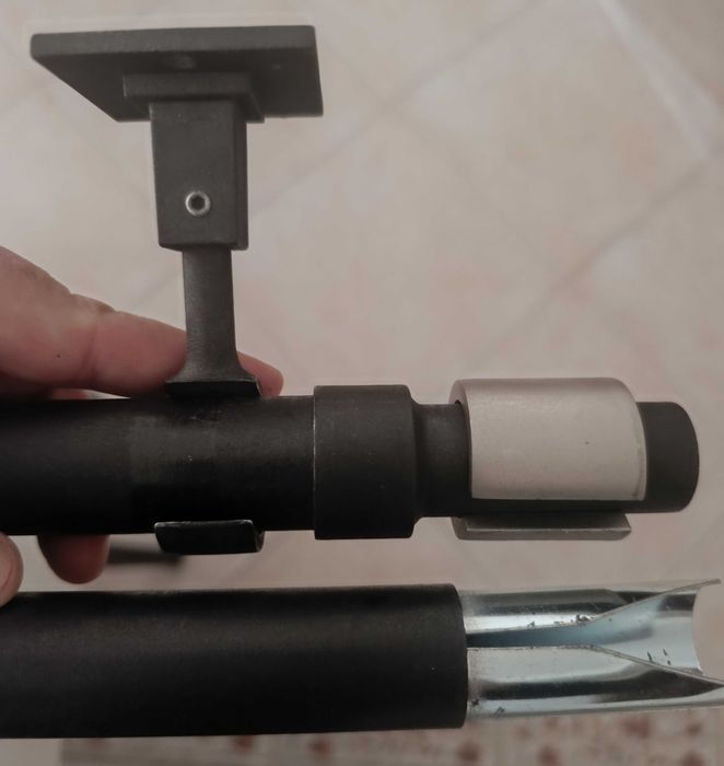 Varão de cortinado de inox com 5 metros