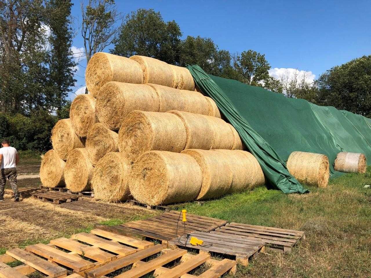 Super ochrona na twoje siano lub słomę FLIZ agrowłóknina NIEMIECKI