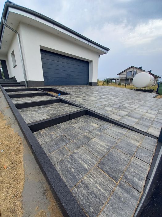 Układanie kostki brukowej, drenaże , odwodnienia