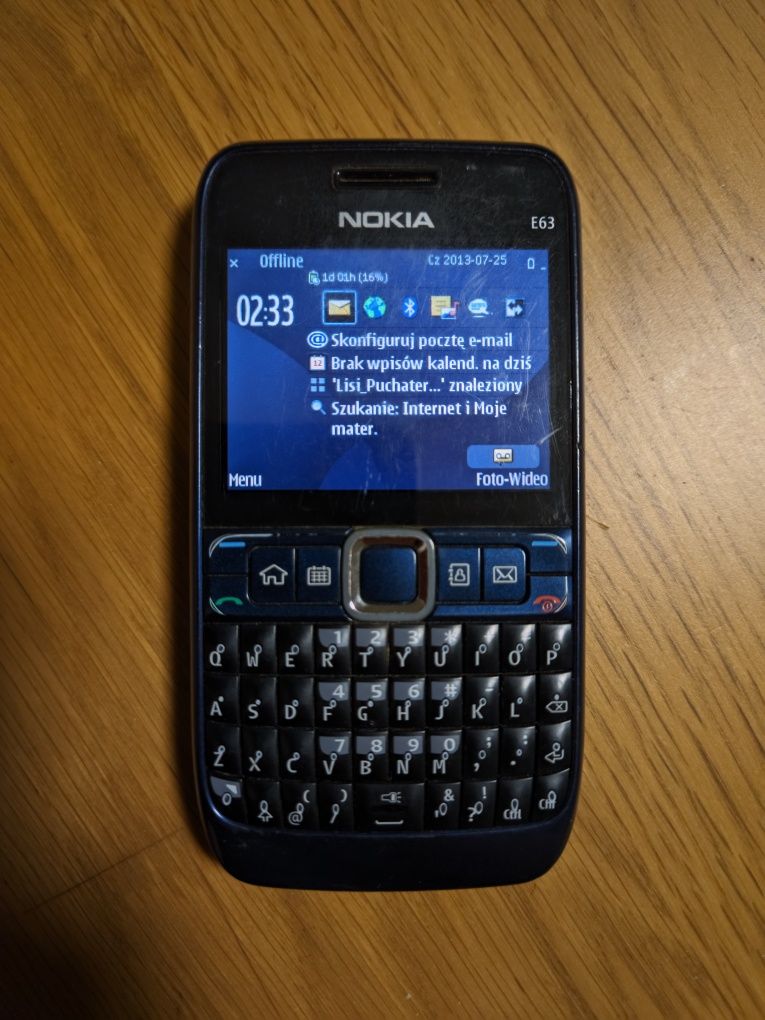Nokia e63 - sprawna