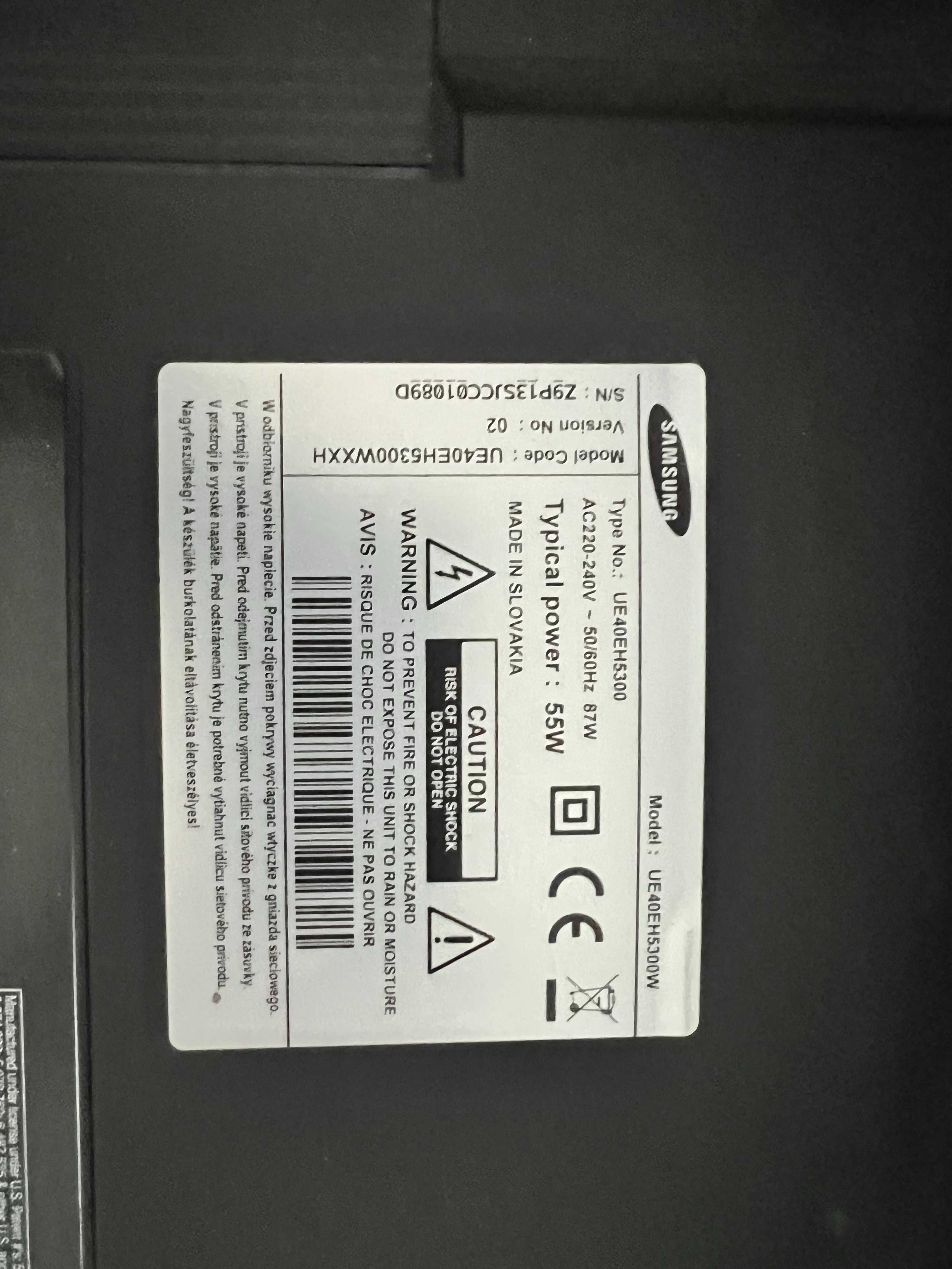 Telewizor SAMSUNG LED UE40EH5300W