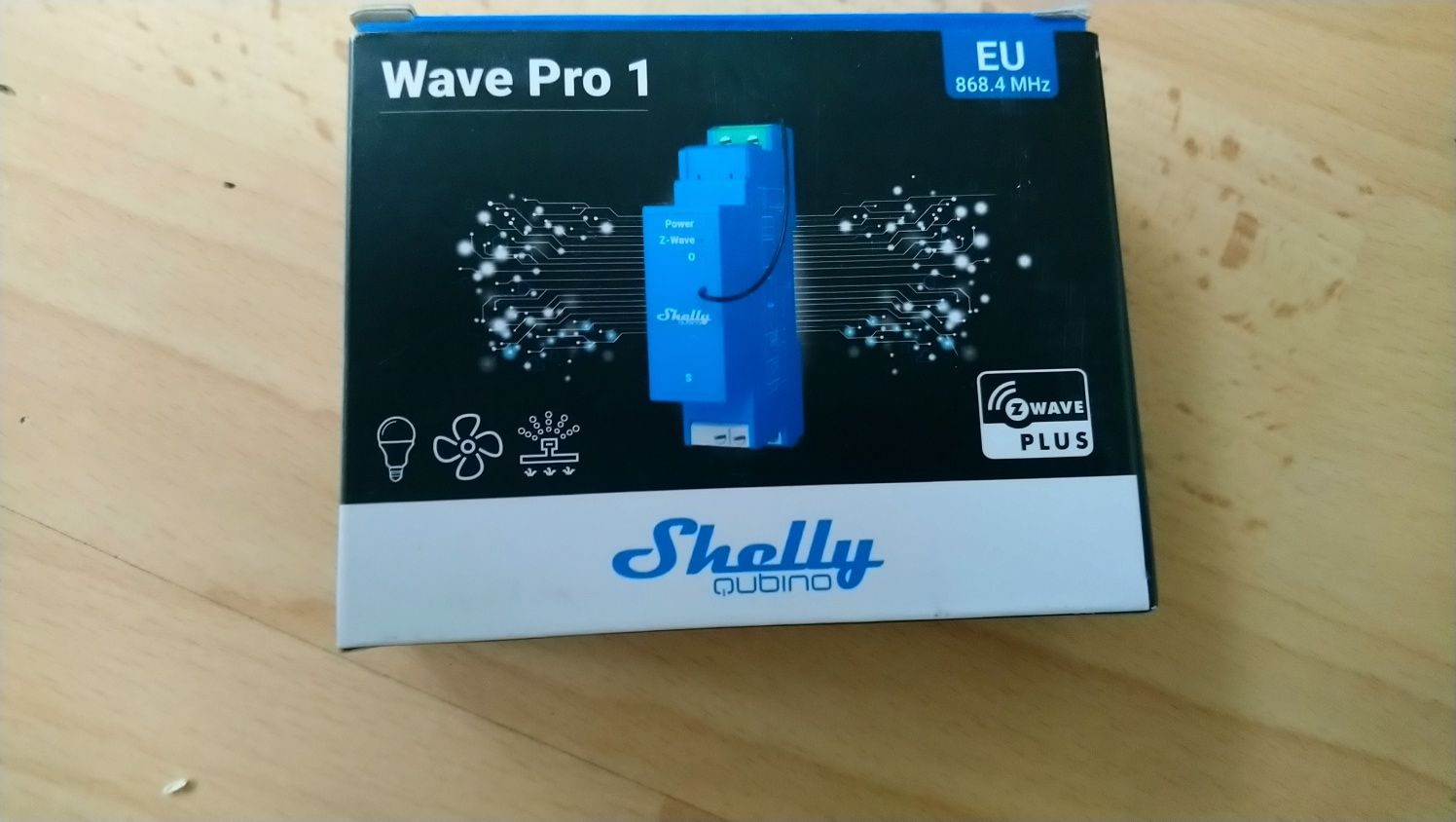 Shelly Qubino Wave Pro 1 - 1-kanałowy przekaźnik/sterownik