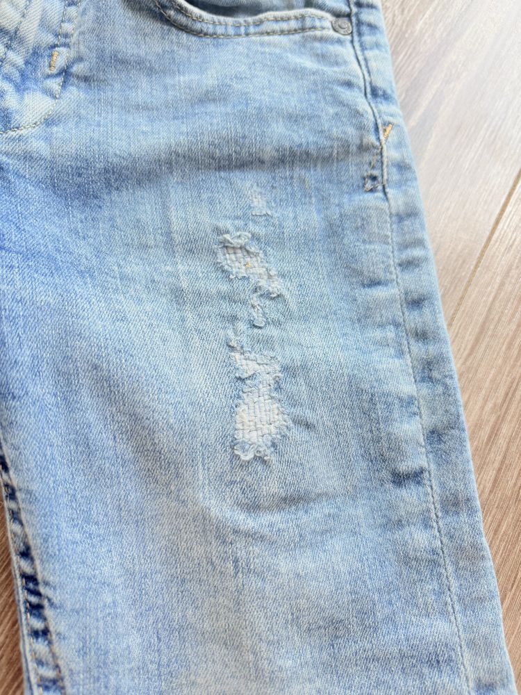 Spodenki jeansowe dla chłopca Denim skinny 122